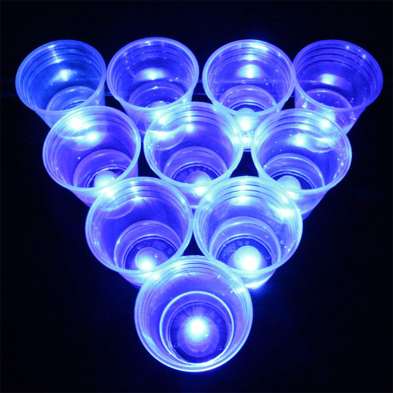[Australia - AusPower] - Six Senses Media The Dark Beer Pong Set,Beer Pong Party Cup Set, LED Beer Pong Cups and Glow-in-The-Dark Balls,22 Set 