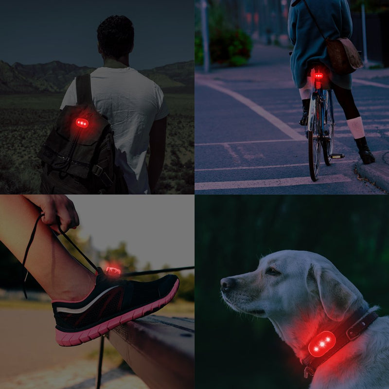 [Australia - AusPower] - BV Rear Bike Tail Light 2 Pack, Bicycle LED Rear Lights, Easy to Install for Cycling Safety Flashlight 