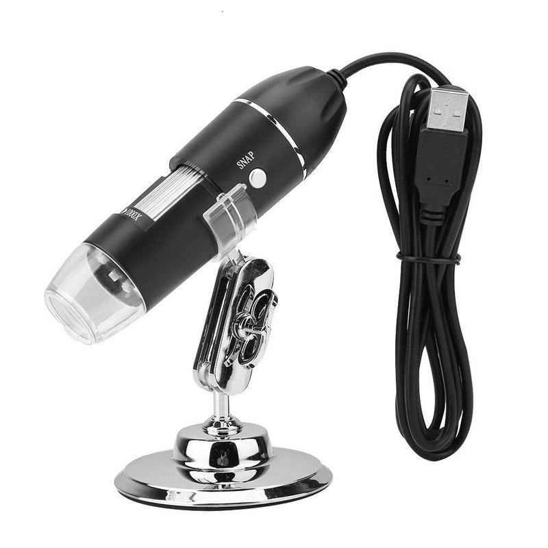 [Australia - AusPower] - 50X-500X Magnification Microscope, 0.3MP USB Digital Microscope, LED Pocket Size Handheld Microscope/Magnifier for Computer 
