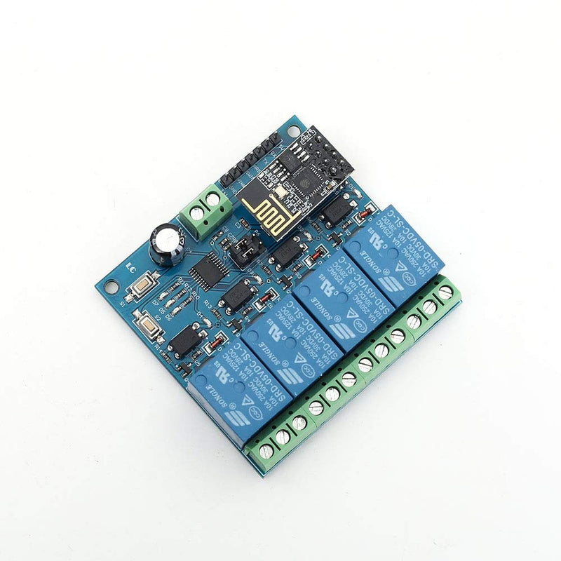[Australia - AusPower] - ESP8266 Relay Module, 4 Channel DC 5V Smart Switch Relay Module for Smart Home Automation System IOT 