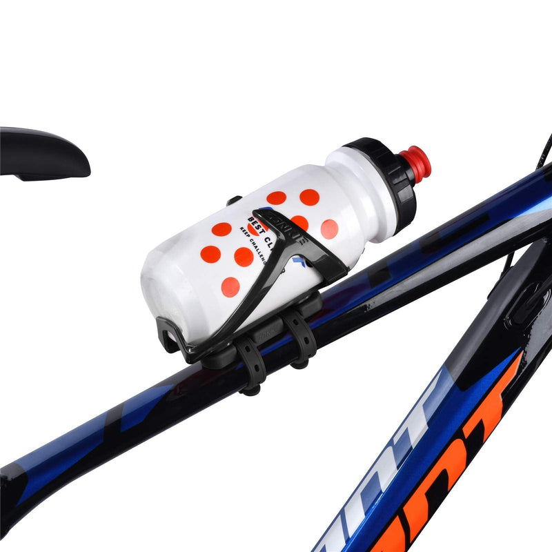 [Australia - AusPower] - ZONKIE Bicycle Bottle Cages, Plastic Bike Bottle Holder with Cage Mounting Base Black 