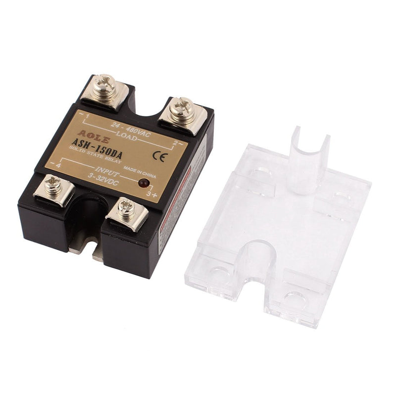 [Australia - AusPower] - uxcell ASH-150DA 3-32VDC to 24-480VAC 150A Single Phase Solid State Relay DC to AC Relay 