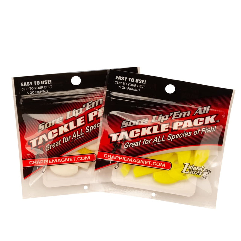 [Australia - AusPower] - Crappie Magnet Tackle Pack Kit - Fishing Lures, Jig Hooks, Split Shots - Designed to Catch Any Fish Including Bass, Crappie, Trout and More - Portable All Species Fishing Tackle Box 