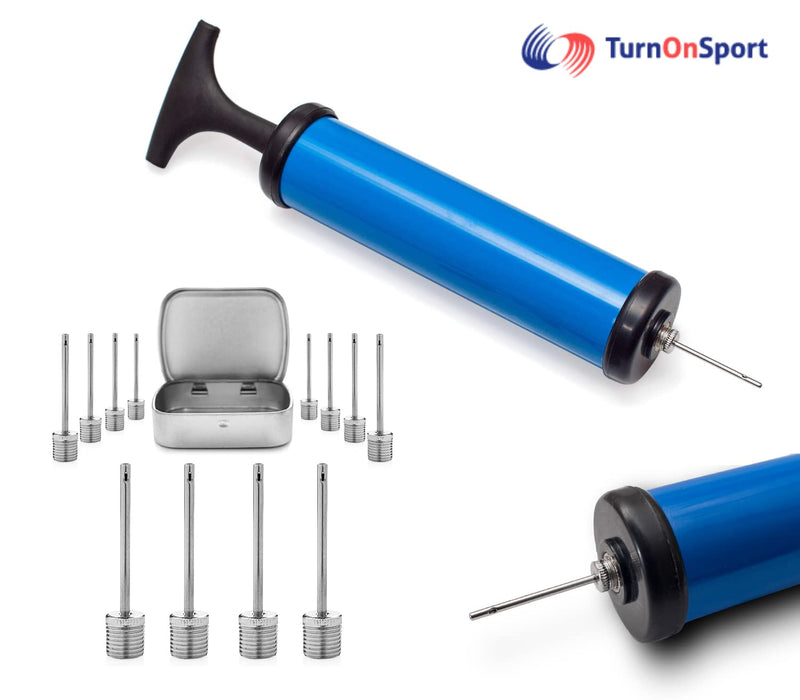 [Australia - AusPower] - TurnOnSport Basketball Pump Needle - Ball Pump Inflation Needles Pack of 12 - Inflate Pump Needle for Balls - Pump Needle Adaptor Soccer Rugby Football Volleyball Ball - Inflatable Air Pump Needle 12box 