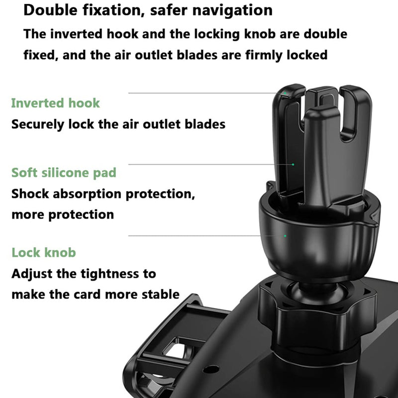 [Australia - AusPower] - Car Phone Holder Mount,Sporthomer Phone Holder Car Vent,Adjustable 360°Rotation & One-Button-Release Universal Cell Phone Holder car for iPhone/Samsung Galaxy/Huaweiwei 