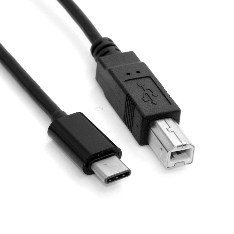 [Australia - AusPower] - Xiwai USB-C USB 3.1 Type C Male Connector to USB 2.0 B Type Male Data Cable for Cell Phone Laptop USB-C to Standard 2.0-B Male 