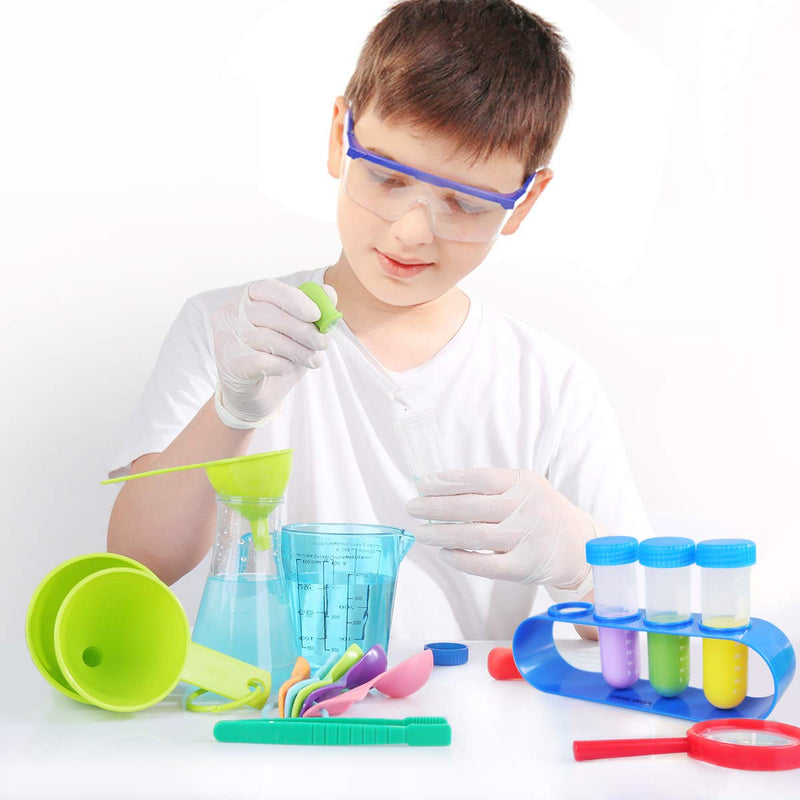 [Australia - AusPower] - UNGLINGA Kids Science Experiment Kit with Lab Coat Scientist Costume Dress Up and Role Play Toys Gift for Boys Girls Kids Age 5 - 11 Christmas Birthday Party Science kit with lab coat 