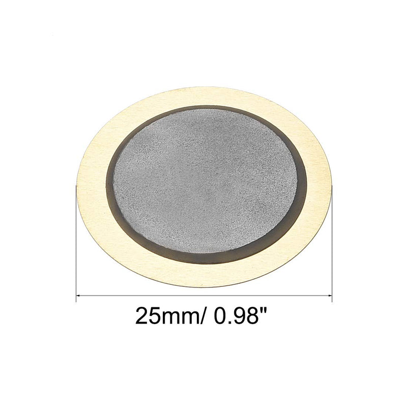 [Australia - AusPower] - uxcell 20 Pcs Piezo Discs 25mm Acoustic Pickup Transducer Element Trigger Buzzer CBG Guitar 
