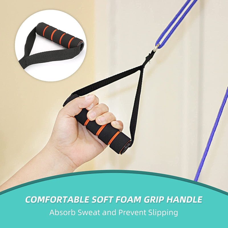 [Australia - AusPower] - Fanwer Shoulder Pulley - Multi-Use Pulleys for Shoulder Rehab Over Door - Arm Rehabilitation Assisting Exercise Equipment for Rotator Cuff Recovery, Improve Flexibility Stretching, Range of Motion 