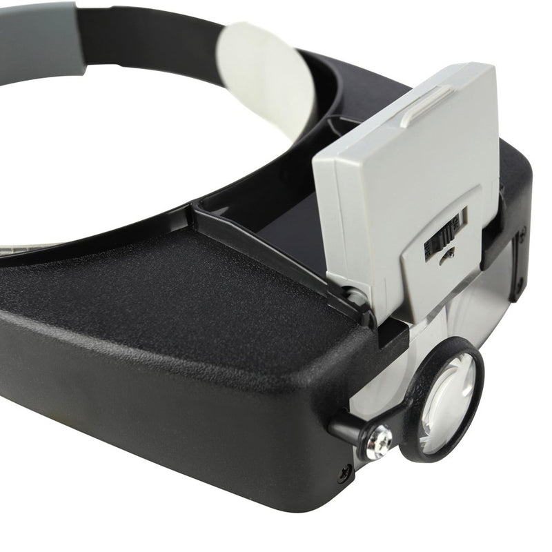 [Australia - AusPower] - Beileshi Head Magnifier LED Illuminated Multi-Power Helmet Magnifying 1.5X 3X 8.5X 10x Magnifying Tools for Watch Repair, Arts & Crafts or As General Reading Aid 1.5x-3.5x Led Magnifying 
