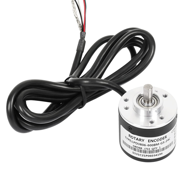 [Australia - AusPower] - Signswise Incremental Optical Rotary Encoder for Arduino 360P/R Wide Voltage Power Supply DC 5-24V 6mm Shaft Quadrature 360 P/R 