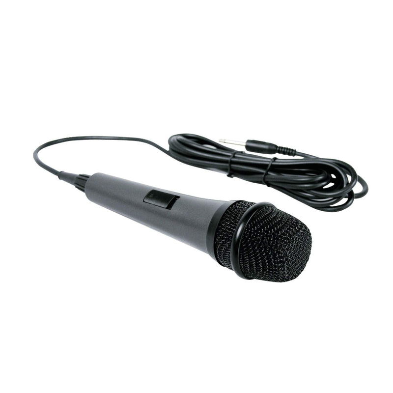 [Australia - AusPower] - Singing Machine SMM-205 Unidirectional Dynamic Karaoke Microphone with 10 Ft. Cord, Black, One Size 1 Black & Gold 