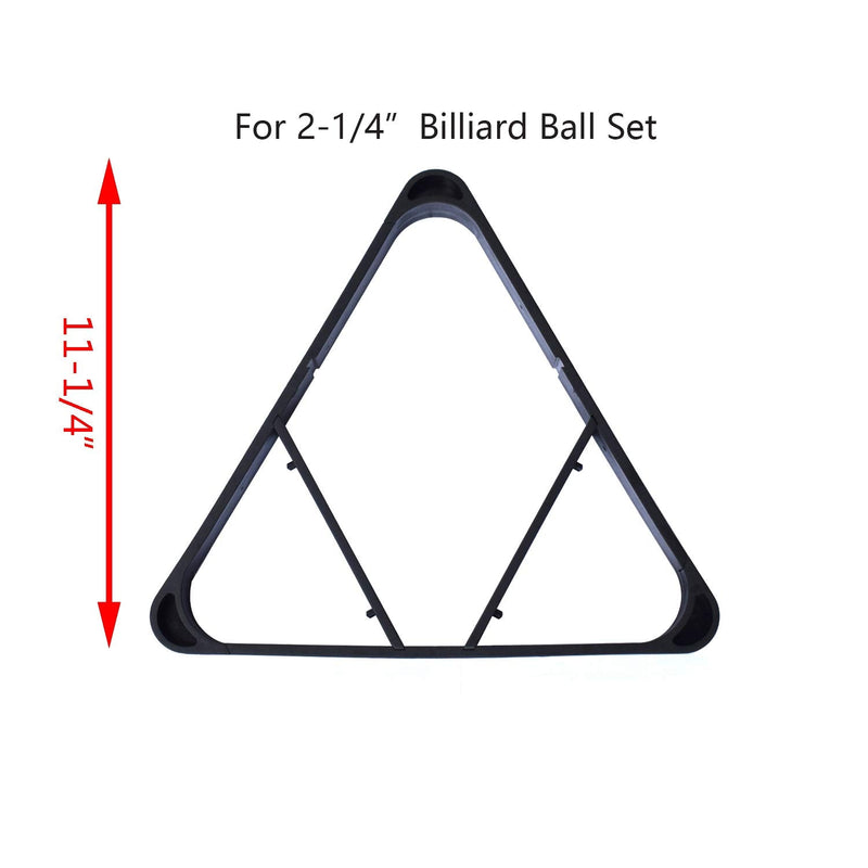 [Australia - AusPower] - CROWN ME Billiards 16 Ball Triangle Rack – Pool Table Equipment Snooker Accessories for Regulation Size Billiard Balls, in 1 Portable Billiard Triangle 