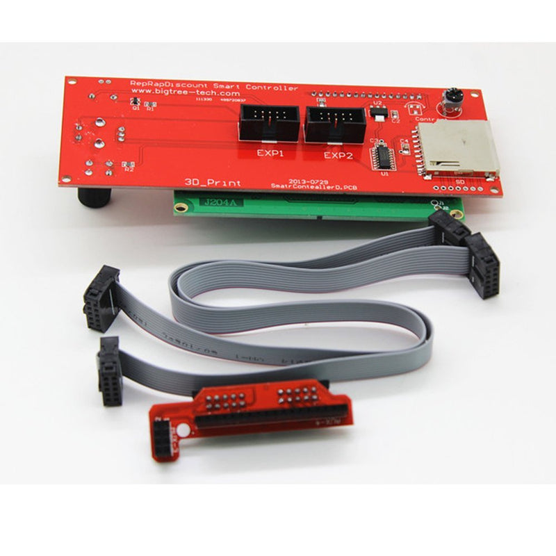[Australia - AusPower] - BIQU Smart Display Controller Ramps 1.4 2004LCD Controller with Adapter for 3D Printer RepRap Adapter 