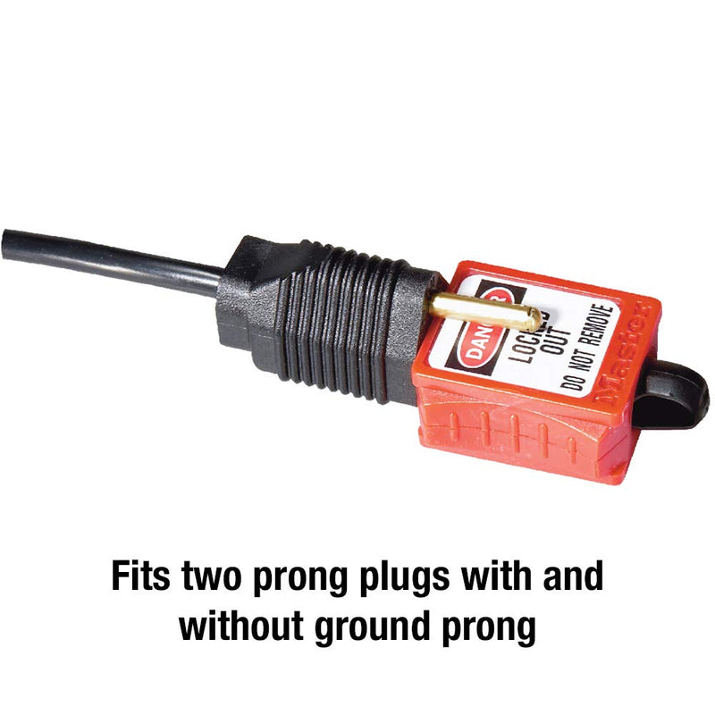 [Australia - AusPower] - Master Lock S2005 Lockout Tagout Electrical Prong Plug Lockout 