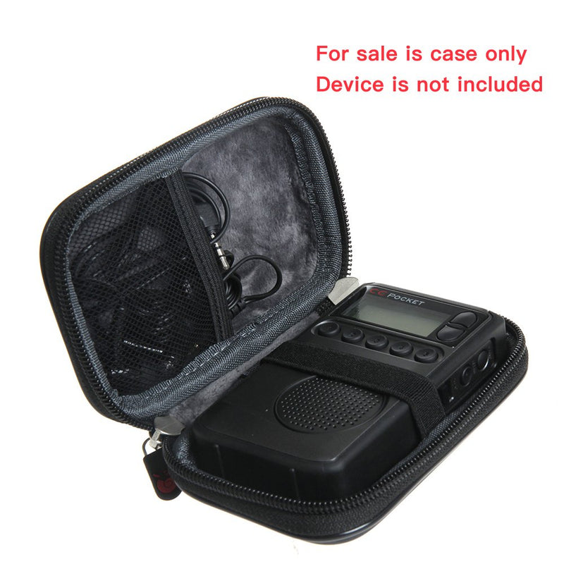 [Australia - AusPower] - Hard EVA Protective Case Carrying Pouch Cover Bag for C. Crane CC Pocket AM FM and NOAA Weather Radio Clock by Hermitshell 