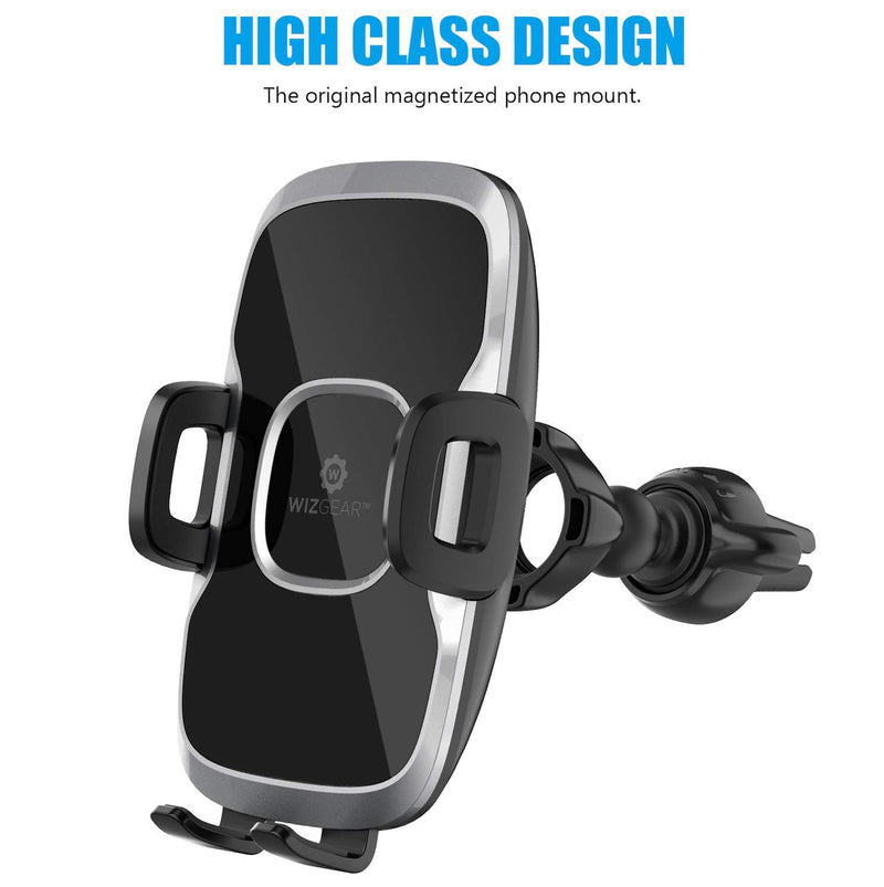 [Australia - AusPower] - Car Phone Mount, WizGear (2 Pack) Air Vent Swift-Grip Phone Holder for Car, Cell Phone Car Mount Air Vent Holder for Any Smartphone with Twist Lock Base 