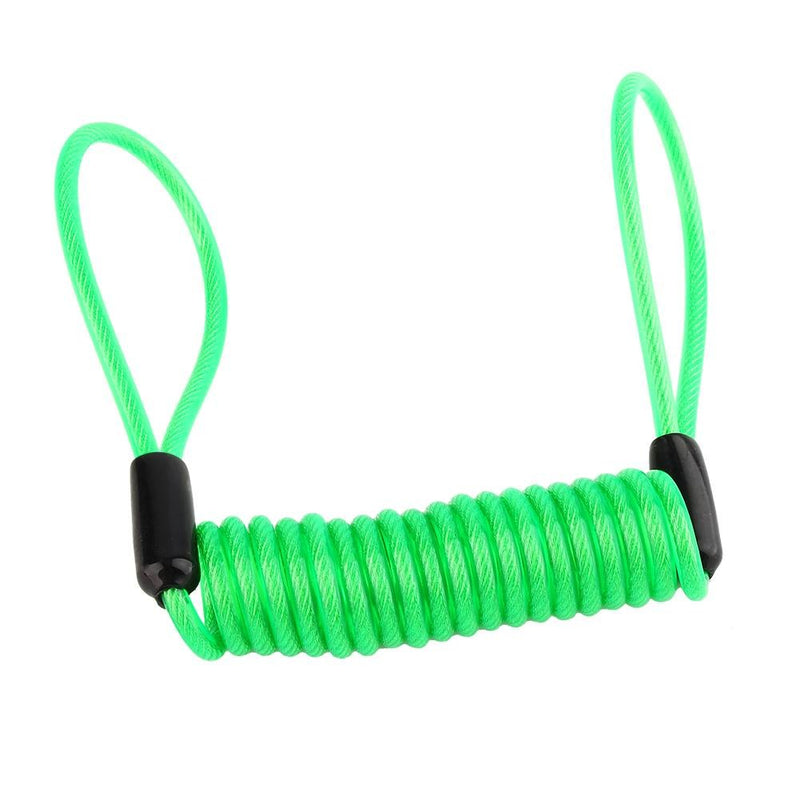 [Australia - AusPower] - Keenso Disc Lock Reminder Cable, Green Waterproof Disc Lock Security Reminder Cable Scooter Bike Motorbike for Scooter Motorcycle Bike Brake Disc 