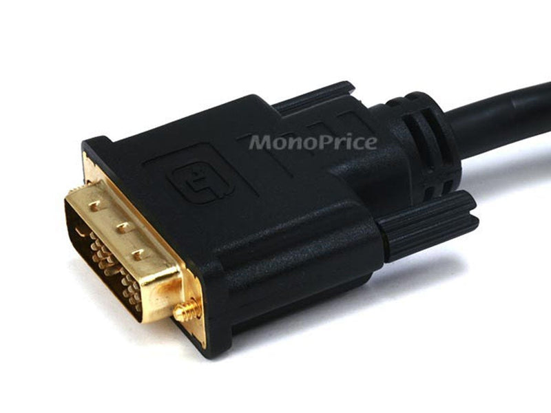 [Australia - AusPower] - Monoprice 3ft 28AWG High Speed HDMI to Adapter DVI Cable with Ferrite Cores - Black 3 Feet 