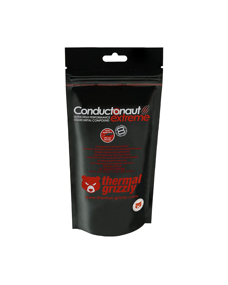 [Australia - AusPower] - Thermal Grizzly - Conductonaut - 1 Gram - Ultra High Performance Liquid Metal Compound Thermal Paste - for Maximum Thermal Conductivity While Overclocking CPU/GPU 