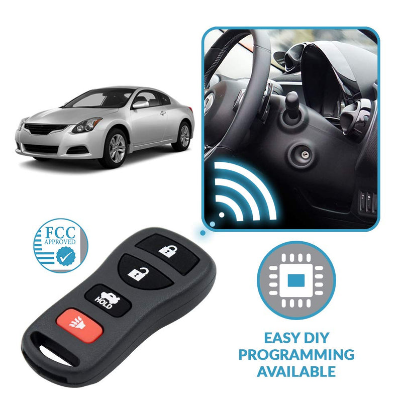 [Australia - AusPower] - Keyless2Go Replacement for Keyless Entry Car Key Fob Remote for KBRASTU15 CWTWB1U733-2 PACK 