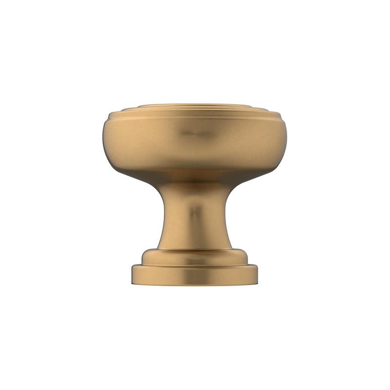 [Australia - AusPower] - Amerock | Cabinet Knob | Champagne Bronze | 1-1/8 inch (29 mm) Diameter | Ville | 1 Pack | Drawer Knob | Cabinet Hardware 