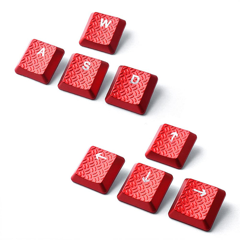 [Australia - AusPower] - Texture Tactility Backlit Keycaps Replacement for GL Tactile Switch Logitech G813/G815/G913/G915 TKL RGB Mechanical Gaming Keyboard (WASD+Arrow Keys Red) WASD+Arrow keys Red 