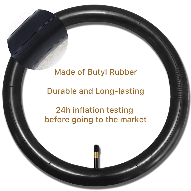 [Australia - AusPower] - Bike Inner Tube 700X38C/35C/40C/43C with Rim Strip - Schrader Valve A/V 48L 48MM - 2 Pack 