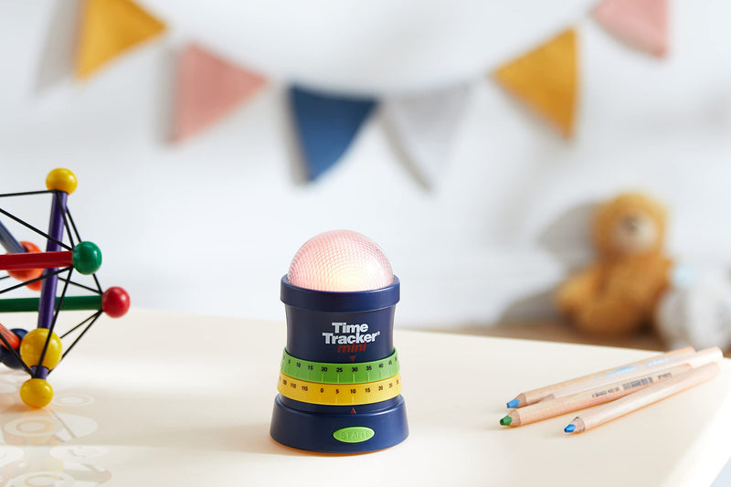 [Australia - AusPower] - Learning Resources Time Tracker Mini Visual Timer, Classroom Timer, Hand Washing Timer, Auditory and Visual Cue, Ages 3+ 4.8" x 3.3" x 3.3" 