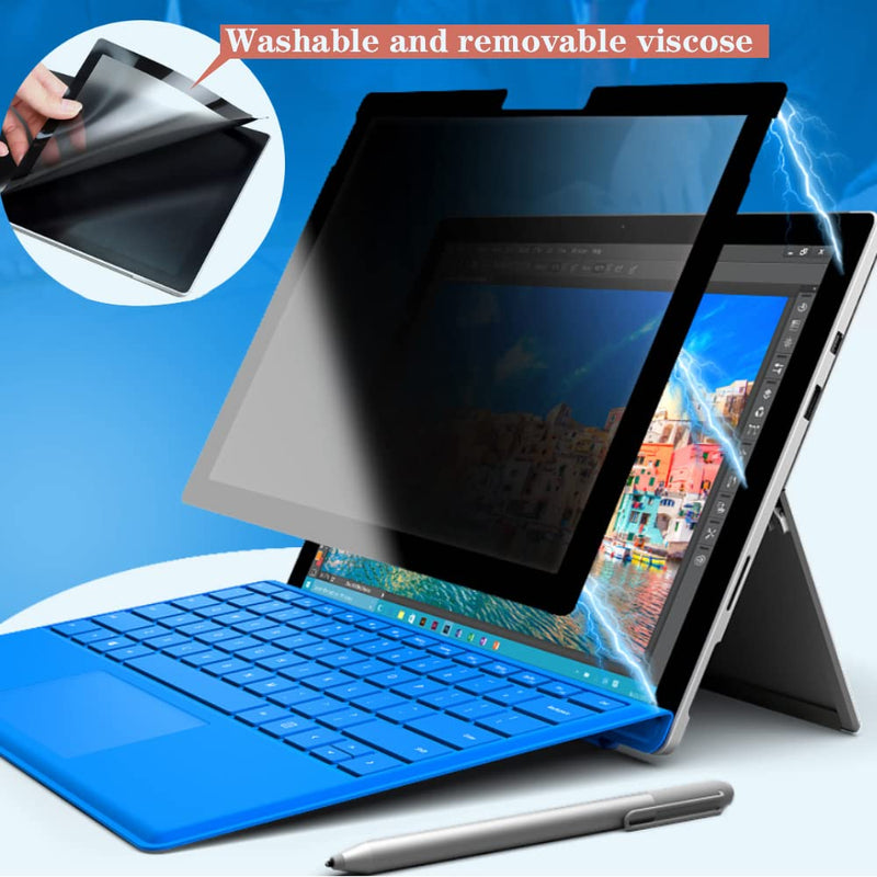 [Australia - AusPower] - YBP Privacy Screen-for Surface-Laptop-Go 12.4 Inch - Fully Removable Privacy Screen Filter,Anti-Blue Light,Anti-Glare,Surface Laptop Go Privacy Screen surface Laptop go 12.4 Inch 