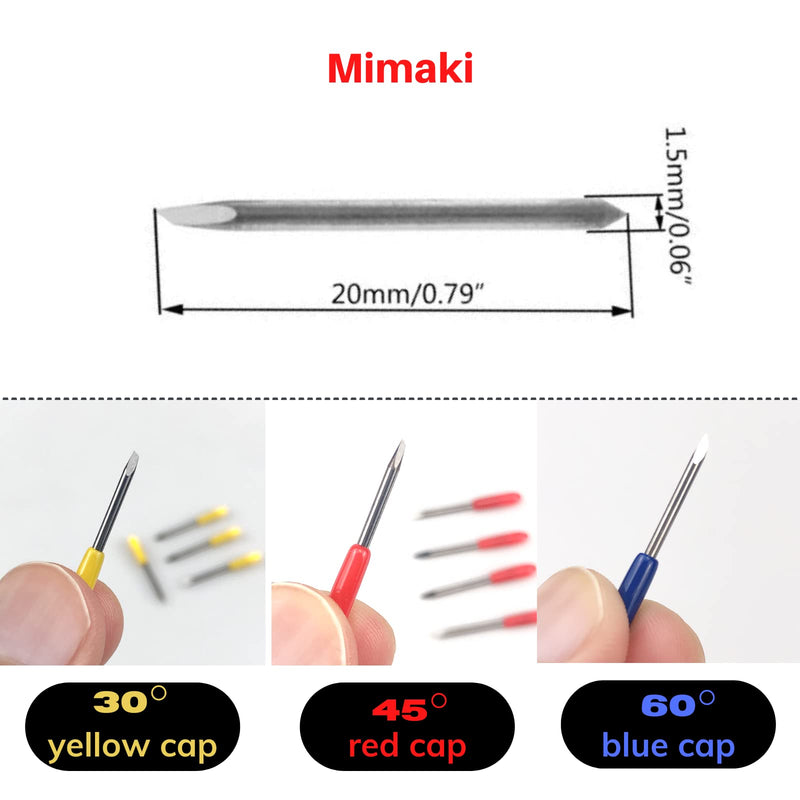 [Australia - AusPower] - 15x Replacement Blades for mimaki Cutter Plotter Cole 15x45 15 Blades:15x45 