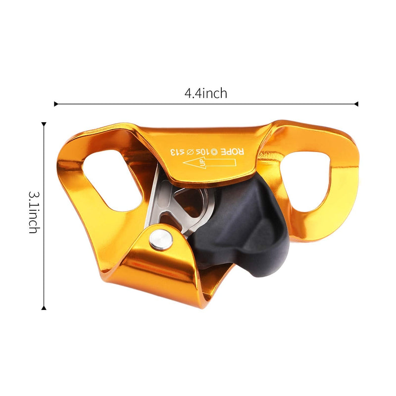 [Australia - AusPower] - Wildken Rock Climbing Chest Ascender Climbing Mountaineering Tree Arborist Climbing Rappelling Equip for 10-13mm Rope 