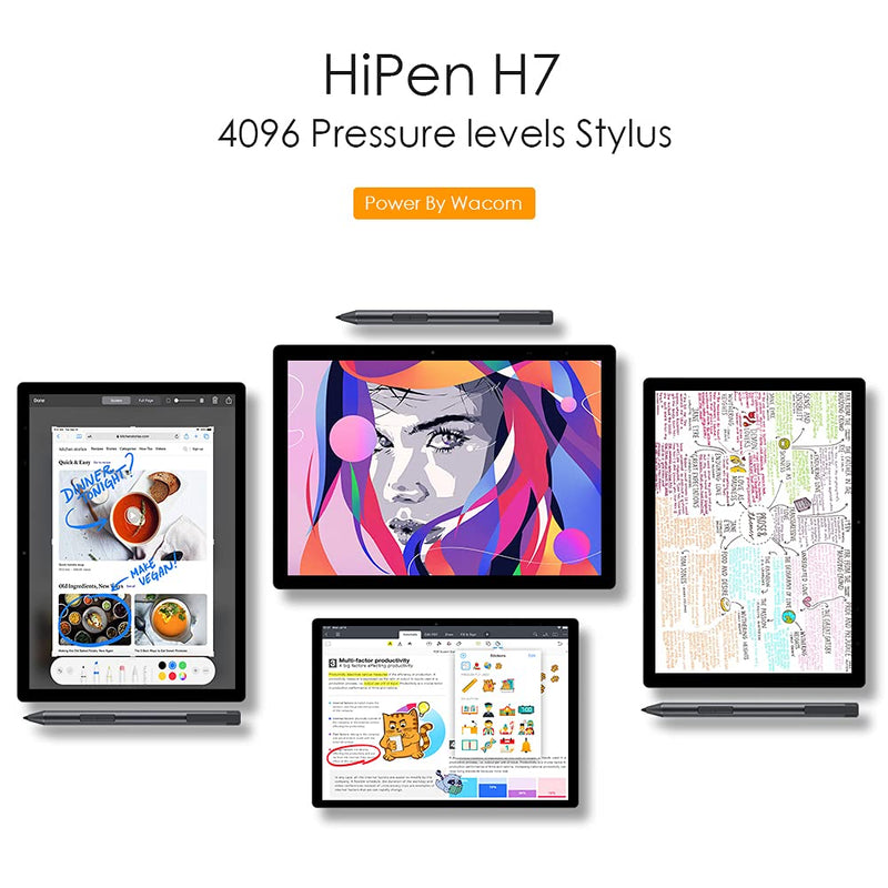 [Australia - AusPower] - CHUWI Hipen H7 for Hi10Go & Hi10 X Tablet Stylus Pen Press Pen 1.9 Mm 60 S Automatic Sleep for Hi10 X (H6/H7), Hi10 Go (H6/H7),UBOOK X0 (H6/H7),SurPad 