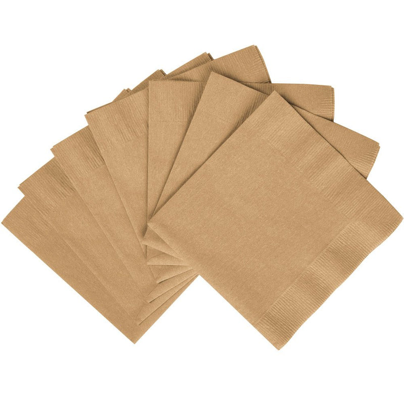 [Australia - AusPower] - Amscan Gold 2-ply Luncheon Napkins- 6 1/2" x 6 1/2" 40ct 