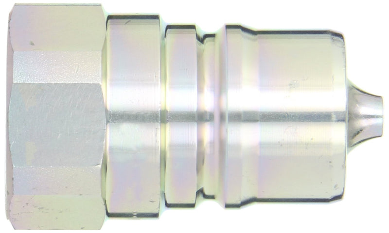 [Australia - AusPower] - Dixon Valve K8F8 Steel ISO-A Interchange Hydraulic Fitting, Nipple, 1" Coupling x 1" - 11-1/12 NPTF Female Thread 