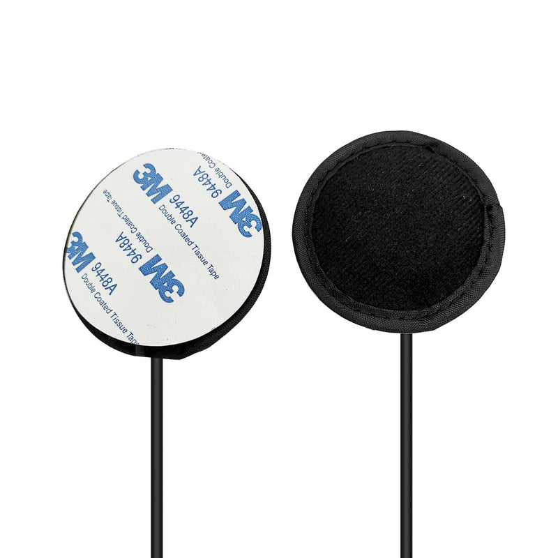 [Australia - AusPower] - WODASEN Motorcycle Helmet Headset Helmet Earpiece Mic 2 Pin Compatible with Kenwood Compatible with Bao Feng Two-Way Radios 