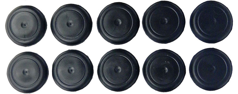 [Australia - AusPower] - 3/4" 0.75 inch Black Rubber Plugs for Flush Mount Body and Sheet Metal Holes Qty 10 