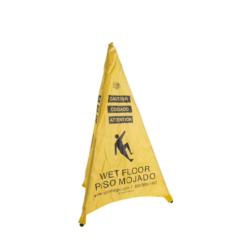 [Australia - AusPower] - Spill Magic 220SC 20-Inch Pop-Up Safety Cone with Sleeve - Length 23.5 Height 2.75 Width 2.5, Grey 