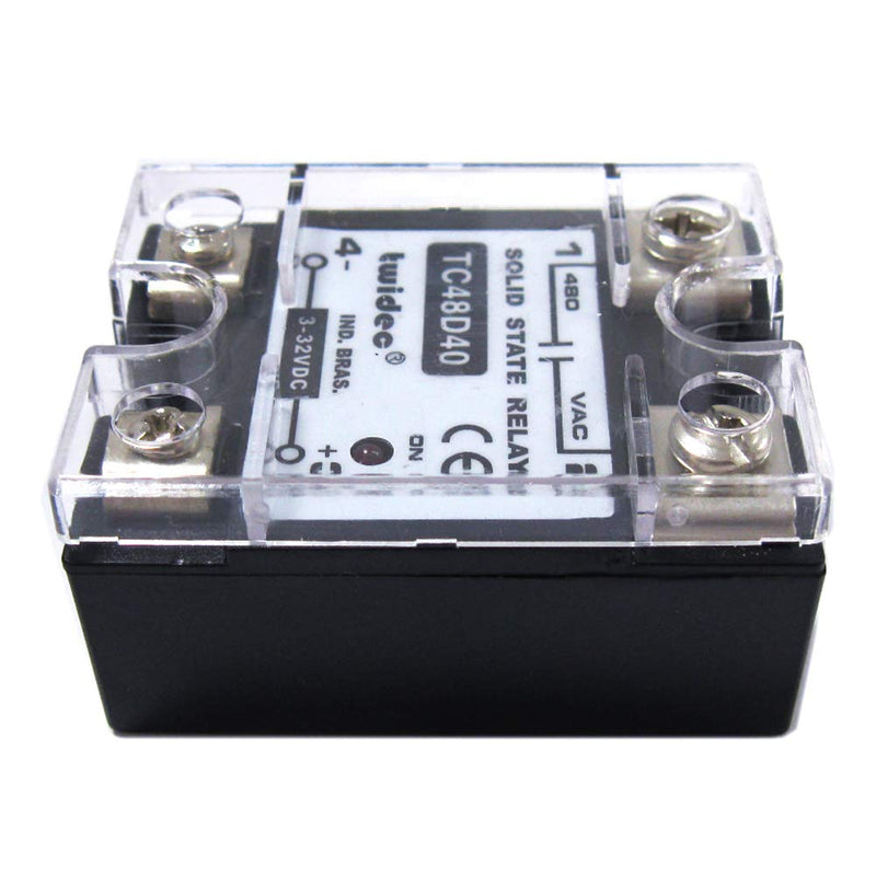 [Australia - AusPower] - Twidec/Output Single Phase SSR Solid State Relay 40A 3-32V DC to 24-480V AC SSR-40DA 