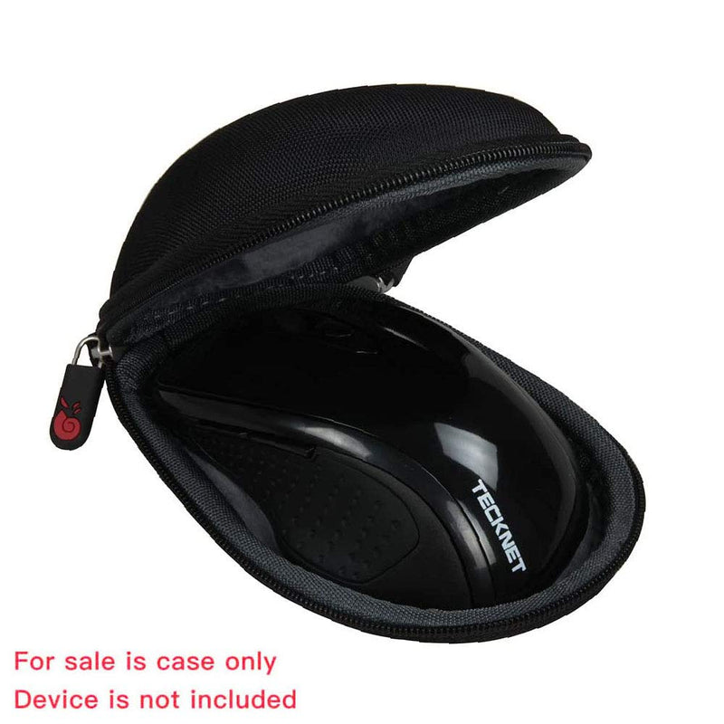 [Australia - AusPower] - Hermitshell Hard Travel Case for TeckNet Pro 2.4G / TeckNet 2600DPI Bluetooth Wireless Mouse (Black) Black 