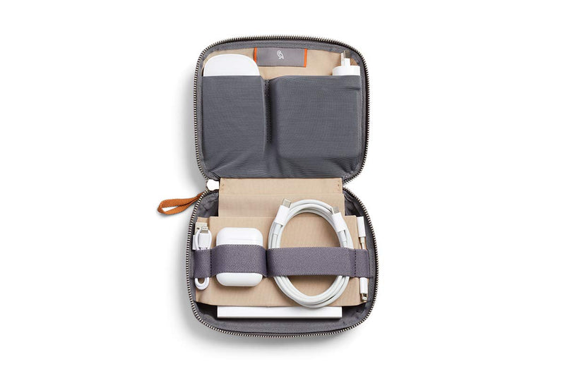 [Australia - AusPower] - Bellroy Tech Kit Compact (Tech Accessories Organizer, Zipper Pouch) - Limestone 