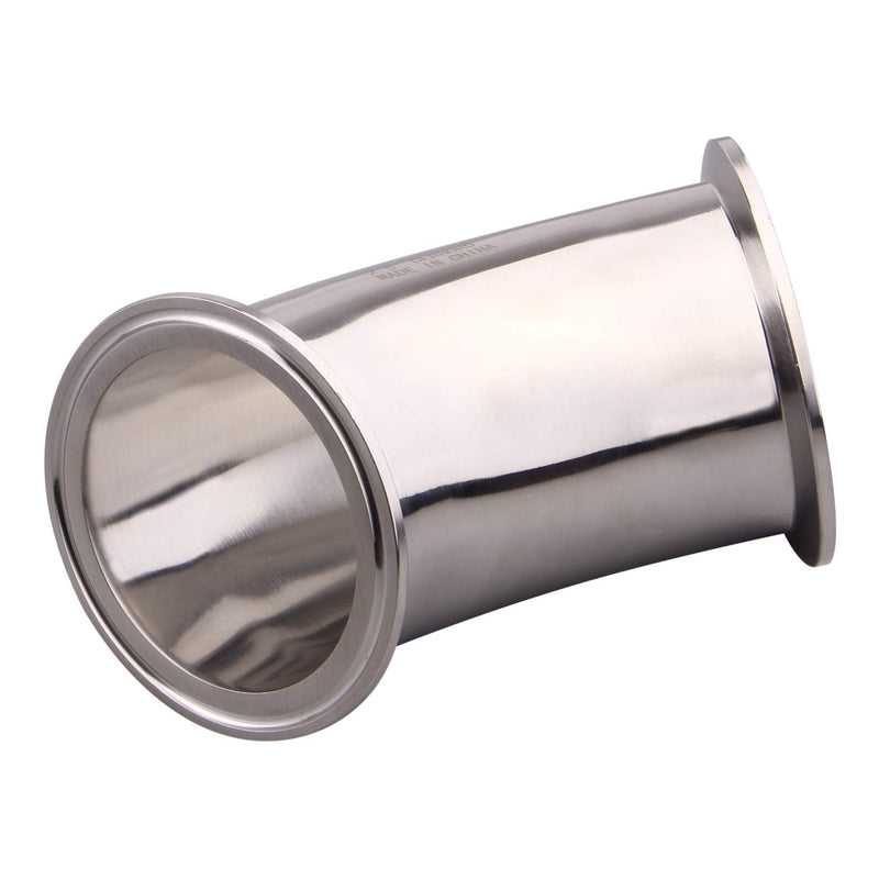 [Australia - AusPower] - DERNORD 45 Degree Elbow | 2.5 Inch Tube OD Stainless Steel 304 Pipe Fitting Fits Tri Clamp 2.5 Inch (2.5" Pipe OD) 2.5" Pipe OD 