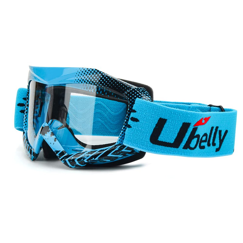 [Australia - AusPower] - Kids Teens Youth ATV Motorcycle Dirtbike Cycling Ski Snowboard Motocross Riding Goggles … Blue 