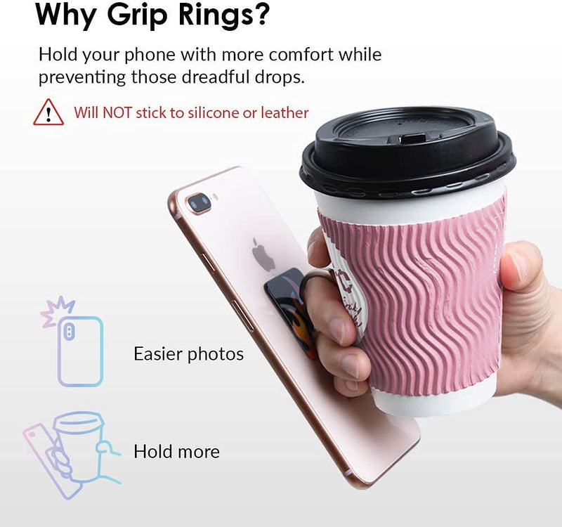 [Australia - AusPower] - Velvet Caviar Cell Phone Ring Holder - Finger Ring & Stand - Improves Phone Grip Compatible with iPhone, Galaxy and Most Smartphones (Blush Leopard) Blush Leopard 