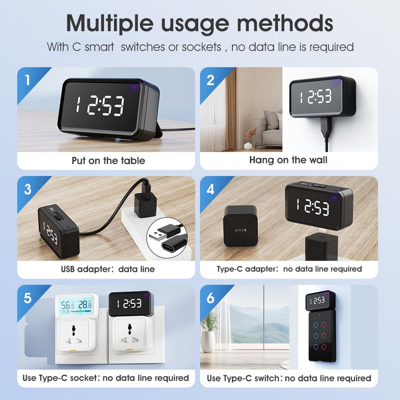[Australia - AusPower] - YIFAN C Smart Zigbee 3.0 & Bluetooth & Mesh Gateway, Tuya Smart Home Bridge Hub, Multi-mode Gateway for Home Automation, Compatible with Alexa, Google Home, Smart Life, 2.4GHz WiFi (Black) Black 