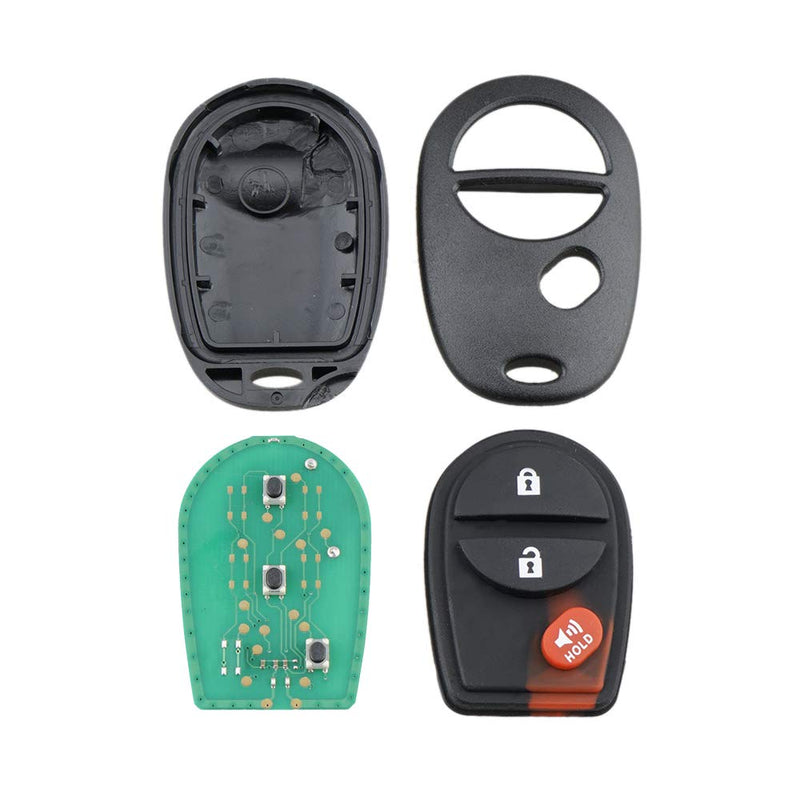 [Australia - AusPower] - Keyless Entry Remote Control Car Key Fob Replacement for GQ43VT20T 