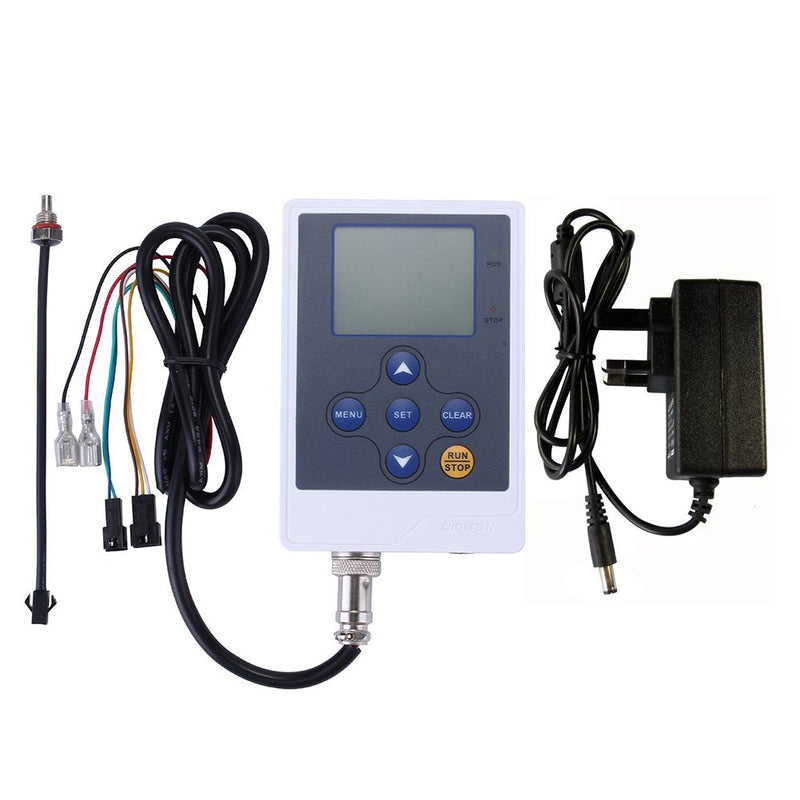 [Australia - AusPower] - DIGITEN Water Flow Control LCD Display+1/2"Flow Sensor Meter+1/2"Solenoid Valve+12V Power 