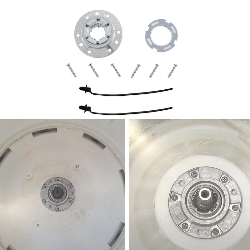 [Australia - AusPower] - W10324651 Drive Block For Inner Tub Replace,Washer Basket Driven Hub Kit Compatible With Whirlpool Washers-Replaces W10291415, W10291416, W10291417 EA2581262, AH2581262,PS2581262,1877235 