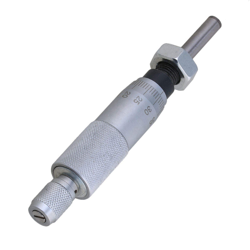 [Australia - AusPower] - Ratchet Micrometer Head Measure Tool,0-25mm Range,+/-0.01mm Accuracy,Plain Thimble,Flat Head nut,Type 3 