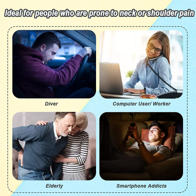 [Australia - AusPower] - Cervical Neck Traction Hammock Device, Over Door Spine Exerciser Support Brace Posture Corrector for Relief Head Shoulder Pain 